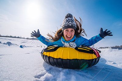 snowtubing grand massif