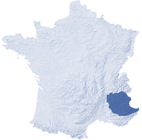 carte alpes du sud